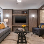 Living Room with Feature Wall
